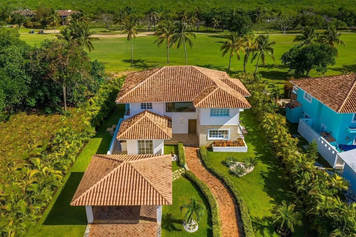 Vista aérea de la casa en Cocotal