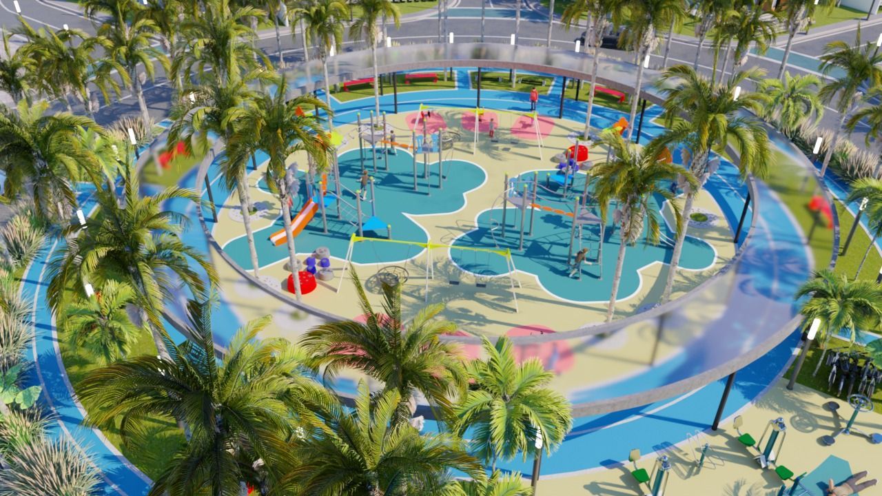 Residencial Palmas del Sol áreas sociales
